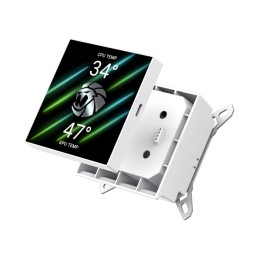 Gamemax CPU Liquid Cooler | HAILSTORM 360 LCD WH | White