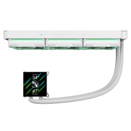 Gamemax CPU Liquid Cooler | HAILSTORM 360 LCD WH | White