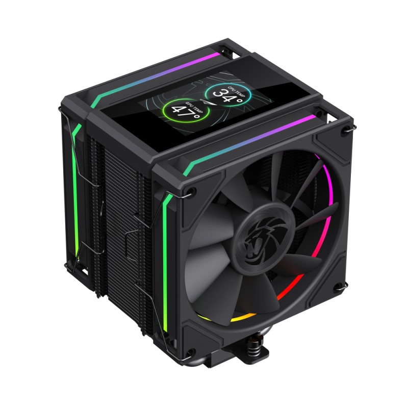 Gamemax CPU Air Cooler | SIGMA 620 LCD BK | Black