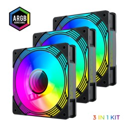 Gamemax Case Fan | KF300 BK | Black