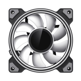 Gamemax Case Fan | DUAL RING INFINITY BK | Black
