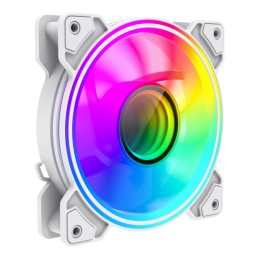 Gamemax Case Fan | DUAL RING INFINITY WH | White