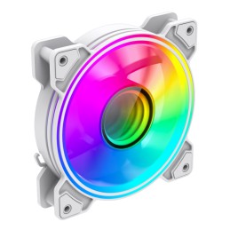 Gamemax Case Fan | DUAL RING INFINITY WH | White