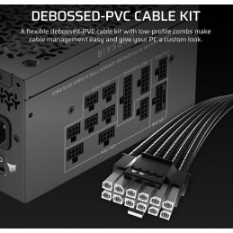 Corsair Fully Modular ATX Power Supply (EU) | RM1000x SHIFT | 1000 W | Black