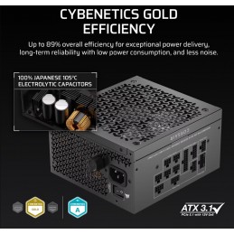 Corsair Fully Modular ATX Power Supply (EU) | RM1000x SHIFT | 1000 W | Black