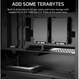 Corsair PC Case | 3200D RS | Black | Mid-Tower