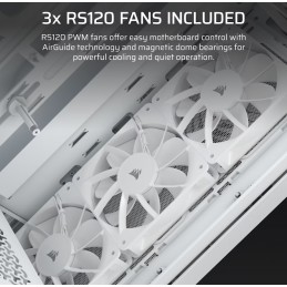 Corsair PC Case | 3200D RS | White | Mid-Tower