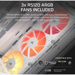 Corsair PC Case | 3200D RS ARGB | White | Mid-Tower