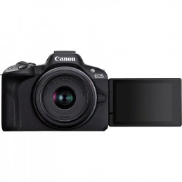 Canon | EOS R50 + RF-S 18-45mm F4.5-6.3 IS STM (SIP) | Megapixel 24.2 MP | Image stabilizer | ISO sensitivity (max) 32000 | Disp