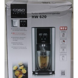 SALE OUT. Caso Turbo hot water dispenser | HW 620 | Water Dispenser | 2600 W | 2.5 L | Plastic/Stainless Steel | Black/Stainless