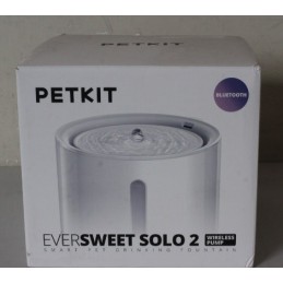 SALE OUT. Petkit P4114 (CT-W2) Eversweet Solo 2 Fountain, White | PETKIT | Smart Pet Drinking Fountain | Eversweet Solo 2 | Capa