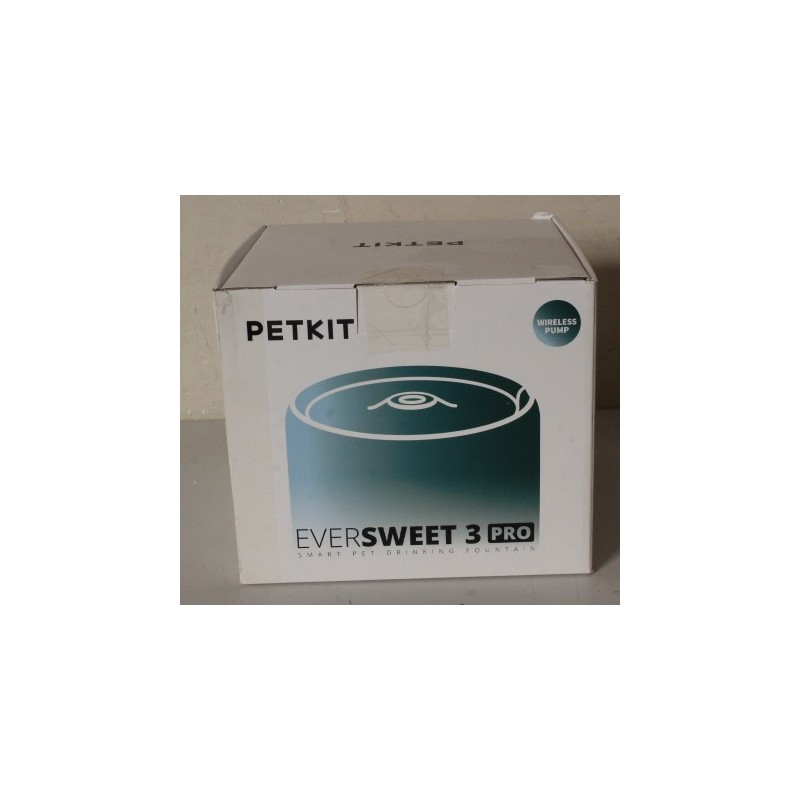 SALE OUT. Petkit P4108 Eversweet 3 Pro (Wireless Pump) (W4X) | PETKIT Smart Pet Drinking Fountain | Eversweet 3 Pro (Wireless Pu