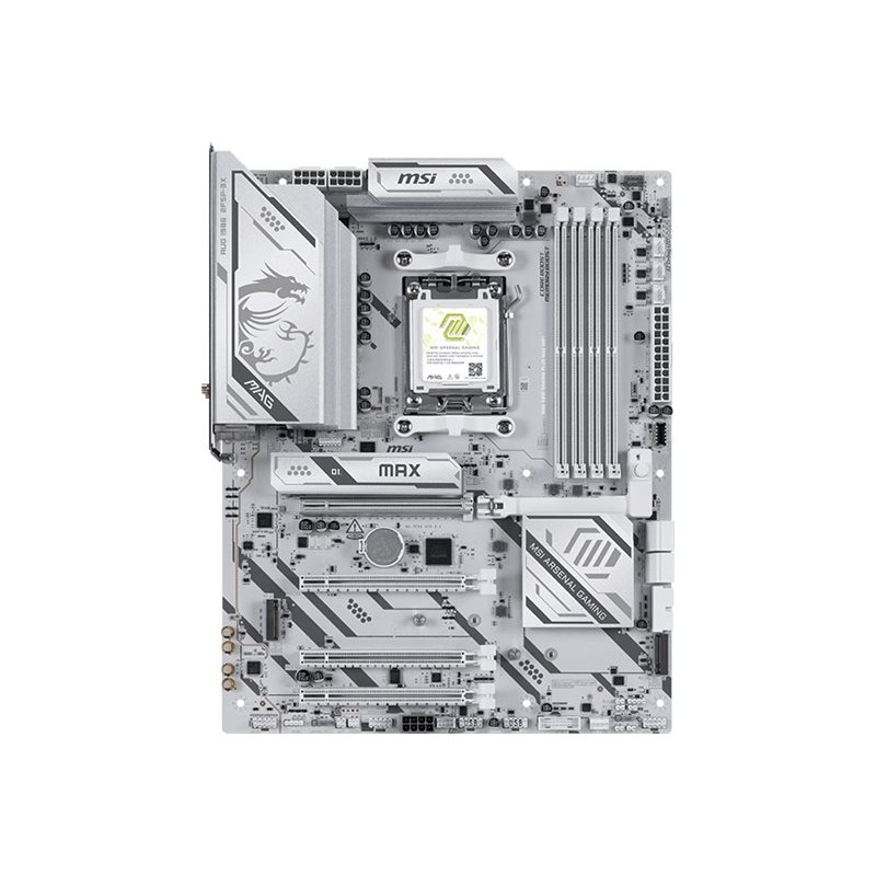 MSI MAG B850 GAMING PLUS MAX WIFI | Processor family AMD | Processor socket AM5 | DDR5 | Supported hard disk drive interfaces SA