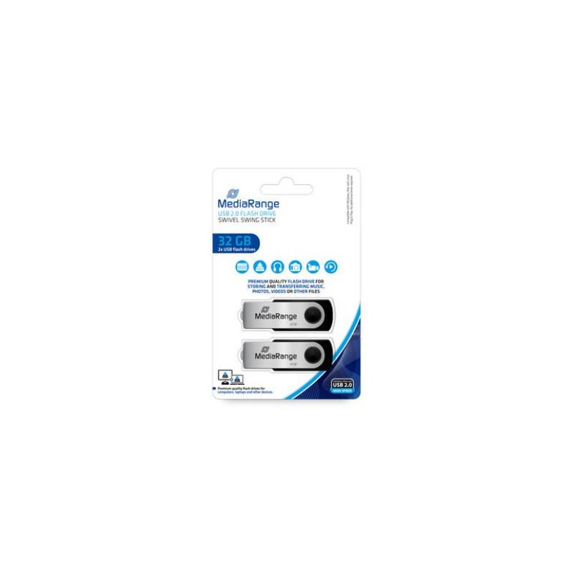 MEMORY DRIVE FLASH USB2 32GB/MR911-2 MEDIARANGE