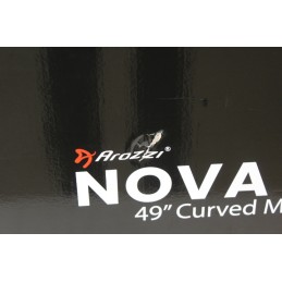SALE OUT. Arozzi Nova 49" VA, 165Hz - White | Arozzi Nova | 49 " | VA | 32:9 | 165 Hz | 4 ms | 5120 x 1440 pixels | 350 cd/m | H