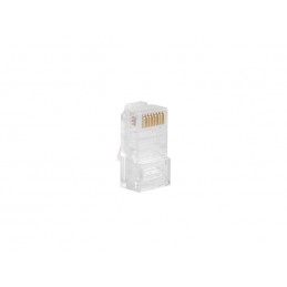 Lanberg Plug RJ45 CAT.5E UTP plug 8P8C, 100 pcs | PLU-5000 | Transparent