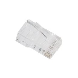 Lanberg Plug RJ45 CAT.5E UTP plug 8P8C, 100 pcs | PLU-5000 | Transparent