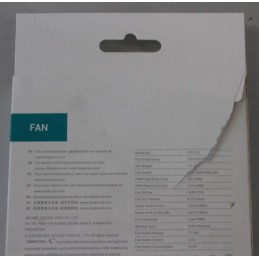 SALE OUT. Deepcool cooling fan R-FD12V2-BKNPN1-G | Deepcool Cooling Fan | FD12 V2 | Black | DAMAGED PACKAGING