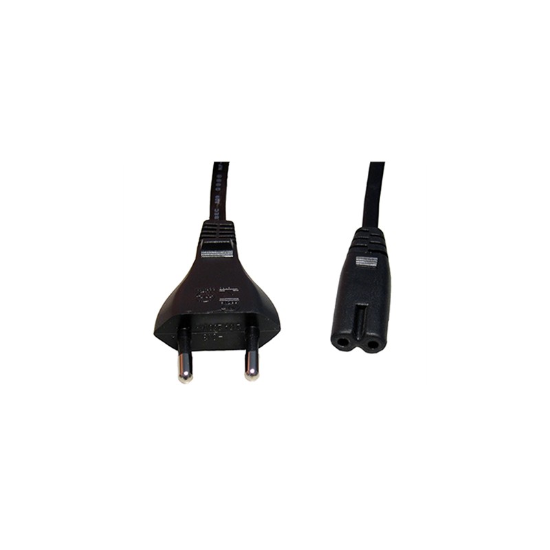 Cablexpert | Power cord (C7), VDE approved | Black | CEE 7/16 to C7