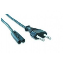 Cablexpert | Power cord (C7), VDE approved | Black | CEE 7/16 to C7