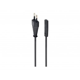 Cablexpert | Power cord (C7), VDE approved | Black | CEE 7/16 to C7