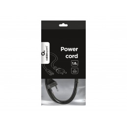 Cablexpert | Power cord (C7), VDE approved | Black | CEE 7/16 to C7