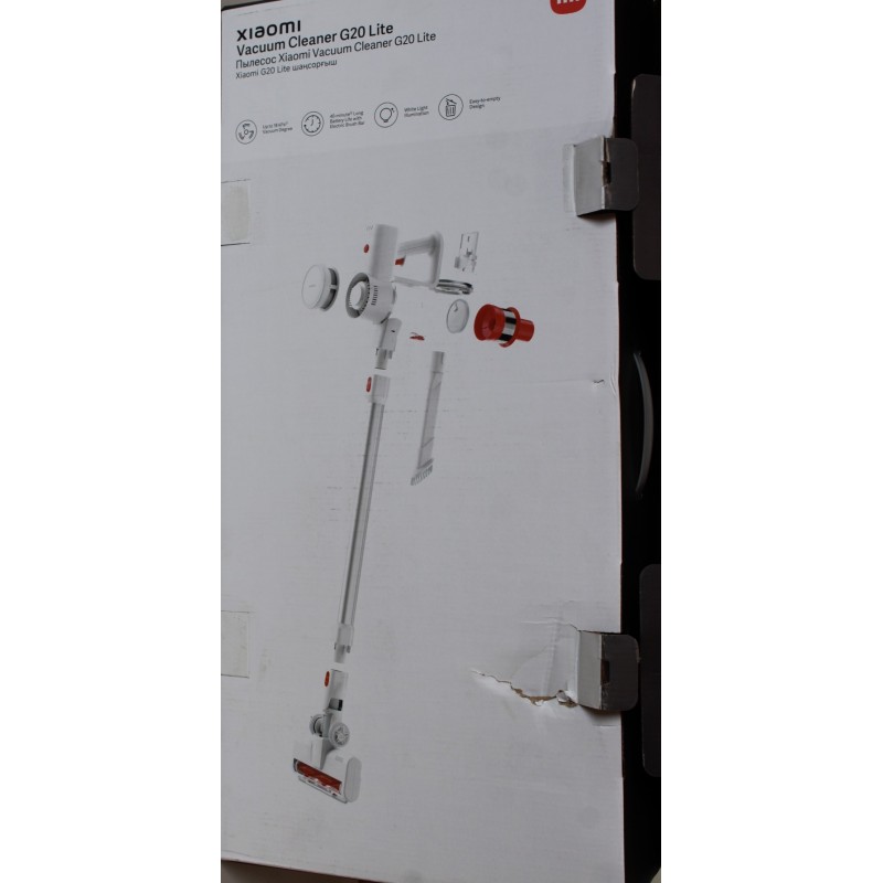 SALE OUT. | Xiaomi | Vacuum Cleaner | G20 Lite EU | Cordless | 215 W | 22.2 V | White | Warranty 22 month(s) | DAMAGED PACKAGING