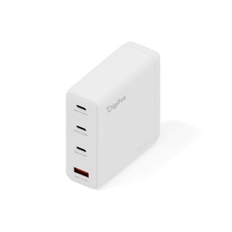 Digitus | USB GaN Charger 140W, 3x USB-C, 1x USB-A | DA-10305