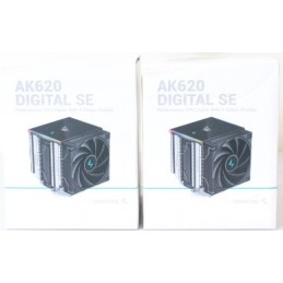 SALE OUT. Deepcool AK620 DIGITAL SE CPU Air Cooler | Deepcool CPU Air Cooler | AK620 Digital SE | Black | DAMAGED PACKAGING