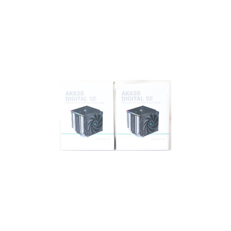SALE OUT. Deepcool AK620 DIGITAL SE CPU Air Cooler | Deepcool CPU Air Cooler | AK620 Digital SE | Black | DAMAGED PACKAGING