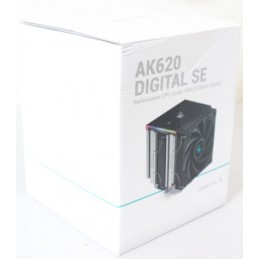 SALE OUT. Deepcool AK620 DIGITAL SE CPU Air Cooler | Deepcool CPU Air Cooler | AK620 Digital SE | Black | DAMAGED PACKAGING