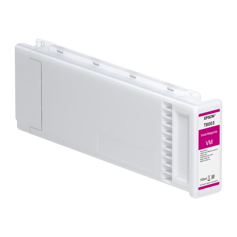 Epson Singlepack Vivid Magenta T80030N UltraChrome PRO 700ml | Epson C13T80030N | Epson T8003 - vivid magenta - original - ink c