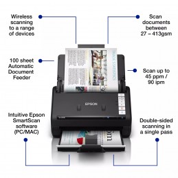 Epson Document scanner | WorkForce ES-550W | Colour
