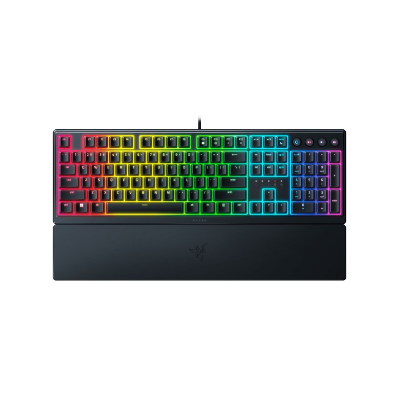 Razer | Ornata V3 | Gaming Keyboard | Wired | RGB LED light | Cyrillic | Razer Mecha-Membrane | Black