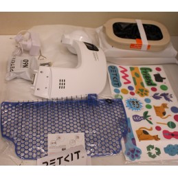 SALE OUT. PETKIT Automatic Cat Litter Box | Purobot Ultra | White | USED, SRATCHED, MISSIG INNER PACKAGING | 24 month(s)