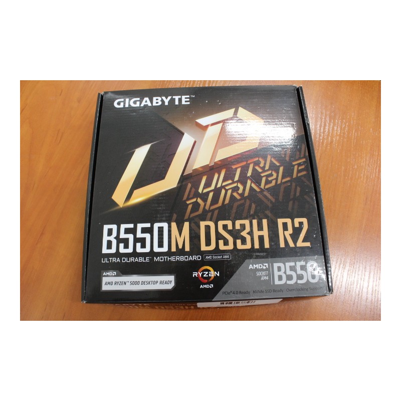 SALE OUT. Gigabyte B550M DS3H R2 | Processor family AMD | Processor socket AM4 | DDR4 DIMM | Supported hard disk drive interface