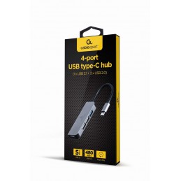 I/O HUB USB-C 4PORT/UHB-CM-U3P1U2P3-01 GEMBIRD