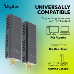 Digitus 4K Wireless HDMI Extender Set, 150 m, 4K/60Hz | DS-55359