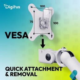 Digitus Desk Mount | Tilt, rotation, pivot | Dual design monitor mount, 2x 35", 2x 10 kg | 35 " | Maximum weight (capacity) 20 k