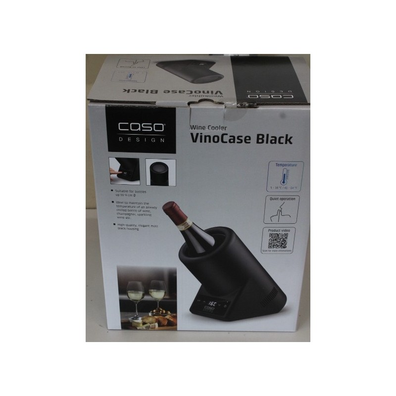 SALE OUT. Caso | Wine Cooler | VinoCase | Black | USED, SCRATCHES