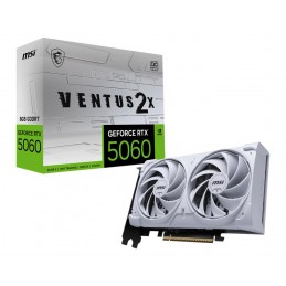 Graphics Card|MSI|NVIDIA|GeForce RTX 5060|8 GB|GDDR7|128 bit|PCI Express x16 5.0|Active|50608GVENTUS2XOCWH