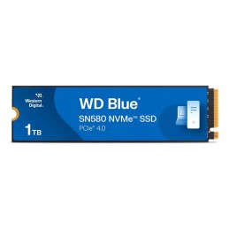 SSD|WESTERN DIGITAL|600xTBW rating|Read speed 4150 MB/s|Write speed 4150 MB/s|NVMe Yes|PCI Express 4.0|M.2|1000 GB|Blue SN580|WD