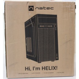 SALE OUT. | Natec | PC Case | Helix Matx | Black | Mini Tower | DAMAGED PACKAGING