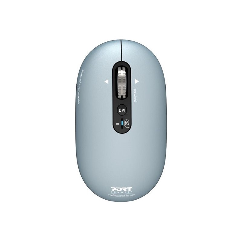 PORT CONNECT Mouse | PURE MAC | Wireless | Bluetooth | Pastel Blue