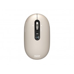 PORT CONNECT Mouse | PURE MAC | Wireless | Bluetooth | Beige Perle