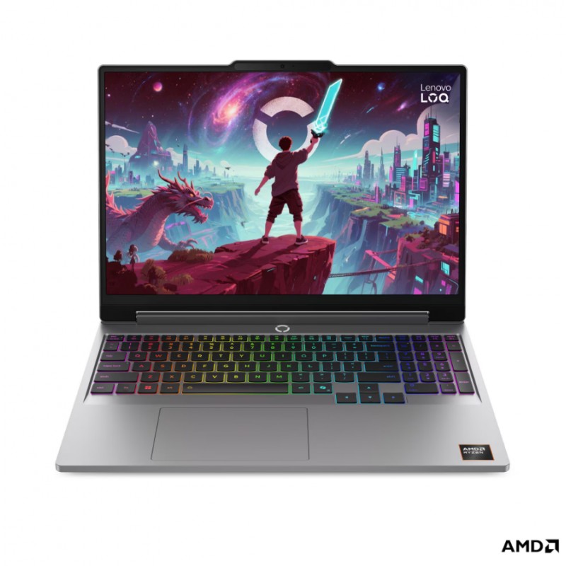 Lenovo LOQ 15AHP11 AMD | Luna Grey | 15.3 " | IPS | WUXGA | 1920 x 1200 pixels | Anti-glare | AMD Ryzen 7 | 250 | 16 GB | SODIMM