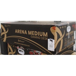 SALE OUT. | Arozzi | Gaming Desk | Arena Medium | Black | DAMAGED PACKAGING, SCRATCHED PARTS AND TABLE TOP | 24 month(s)
