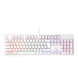 Genesis THOR 303 | Mechanical Gaming Keyboard | Wired | US | White | USB Type-A | Outemu Peach Silent
