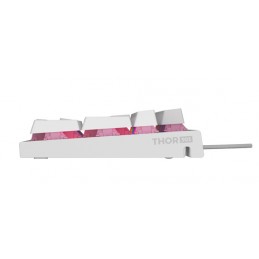 Genesis THOR 303 | Mechanical Gaming Keyboard | Wired | US | White | USB Type-A | Outemu Peach Silent