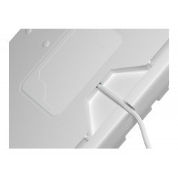Genesis THOR 303 | Mechanical Gaming Keyboard | Wired | US | White | USB Type-A | Outemu Peach Silent